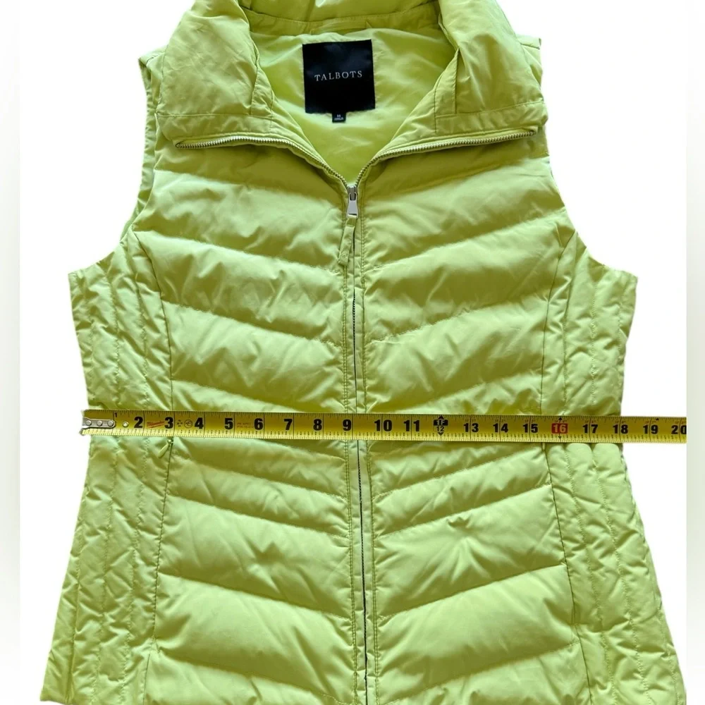 Talbots Down Puffer Vest Green Women’s Medium - Picture 7 of 10